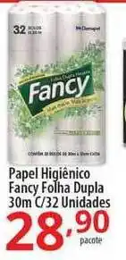 Akki Atacadista Papel Higiênico Fancy Folha Dupla 30cm c/32 oferta