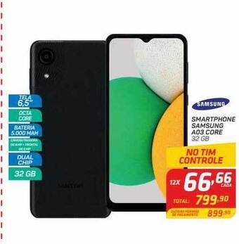 GBarbosa Smartphone samsung a03 core 32 gb oferta