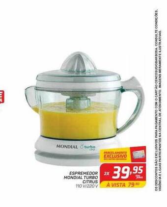 GBarbosa Espremedor mondial turbo citrus oferta