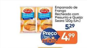 Imec Supermercados Empanado de frango recheado com presunto e queijo seara oferta