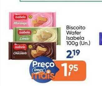 Imec Supermercados Biscoito wafer isabela oferta