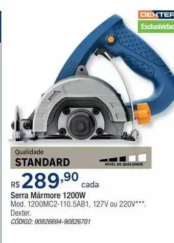 Leroy Merlin Serra mármore 1200w dexter oferta