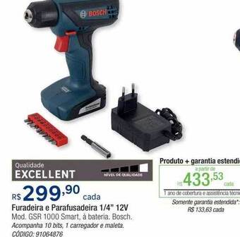 Leroy Merlin Furadeira e parafusadeira 1 4 oferta
