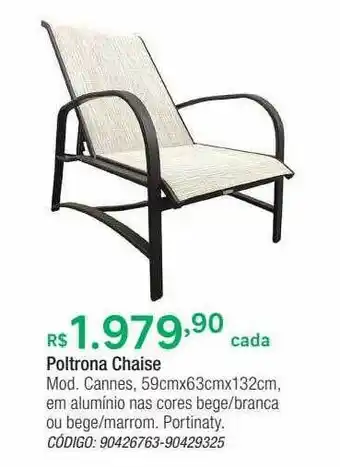 Leroy Merlin Poltrona chaise oferta