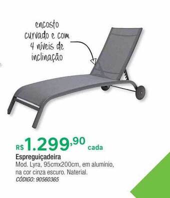 Leroy Merlin Espreguiçadeira oferta