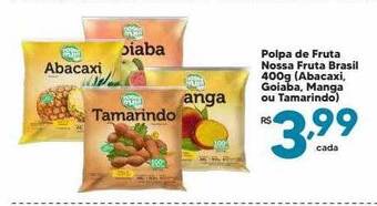 Rede uniforça Polpa de fruta nossa fruta brasil oferta
