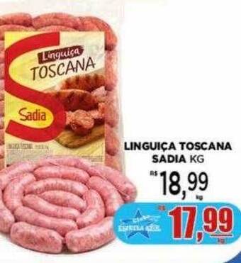 Supermercado Estrela Azul Linguiça toscana sadia kg oferta