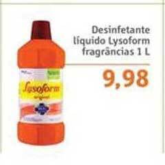 Sonda Desinfetante líquido lysoform fragrâncias oferta