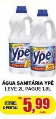 Supermercado Estrela Azul Água sanitária ypê oferta