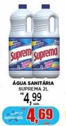 Supermercado Estrela Azul Água sanitária suprema oferta