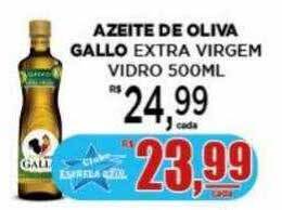 Supermercado Estrela Azul Azeite de oliva gallo extra virgem vidro oferta