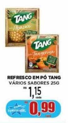 Supermercado Estrela Azul Refresco em pó tang vários sabores oferta