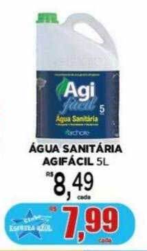 Supermercado Estrela Azul Água sanitária agifácil oferta