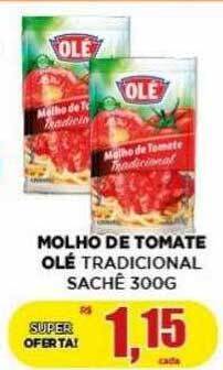 Supermercado Estrela Azul Molho de tomate olé tradicional sachê oferta