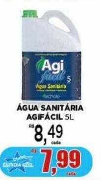 Supermercado Estrela Azul Água sanitária agifácil oferta