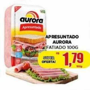 Supermercado Estrela Azul Apresuntado aurora fatiado oferta