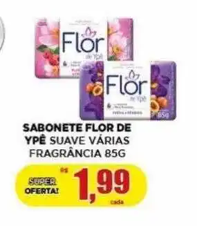 Supermercado Estrela Azul Sabonete flor de ypê suave várias fragrância oferta
