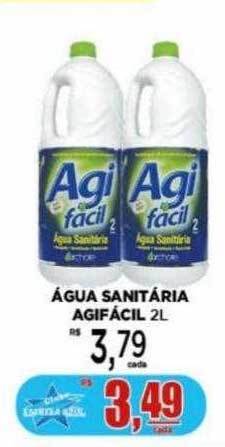Supermercado Estrela Azul Água sanitária agifácil oferta