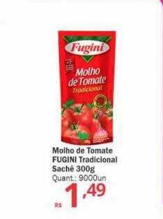 Althoff Supermercados Molho de tomate fugini tradicional sachê oferta
