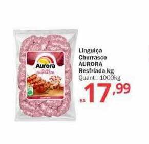 Linguiça churrasco aurora resfriada kg