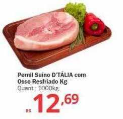 Althoff Supermercados Pernil suíno d'tália com osso resfriado kg oferta