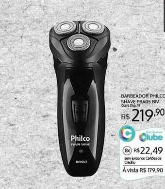 Barbeador philco shave pba05 biv