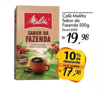 Giassi Supermercados Café melitta sabor da fazenda oferta