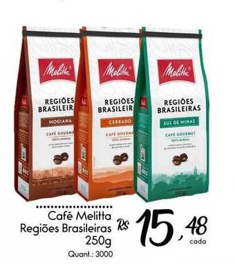 Giassi Supermercados Café melitta regiões brasileiras oferta