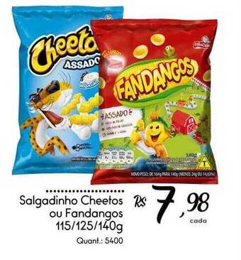 Giassi Supermercados Salgadinho cheetos ou fandangos oferta