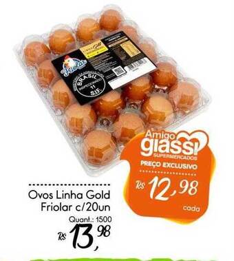 Giassi Supermercados Ovos linha gold friolar oferta