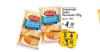 Giassi Supermercados Empanado seara recheado leve 5 pague 4 oferta