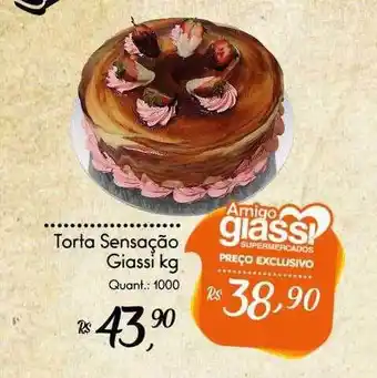 Torta sensação giassi kg