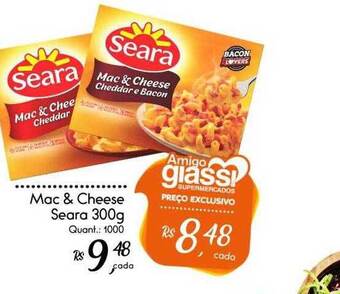 Giassi Supermercados Mac & cheese seara oferta