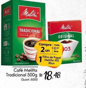 Giassi Supermercados Café melitta tradicional oferta