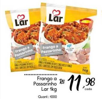 Giassi Supermercados Frango a passarinho lar oferta