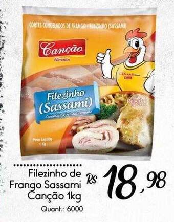 Filezinho de frango sassami canção