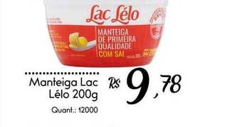 Giassi Supermercados Manteiga lac lélo oferta
