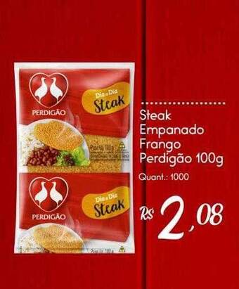 Giassi Supermercados Steak empanado frango perdigão oferta
