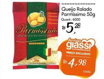 Giassi Supermercados Queijo ralado parmissimo oferta