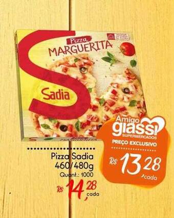 Giassi Supermercados Pizza sadia oferta