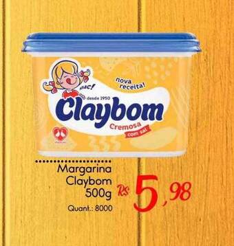 Giassi Supermercados Margarina claybom oferta