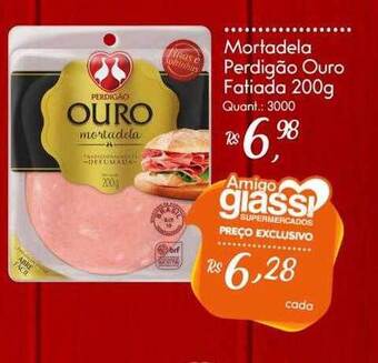 Giassi Supermercados Mortadela perdigão ouro fatiada oferta