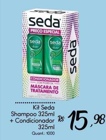 Giassi Supermercados Kit seda shampoo + condicionador oferta
