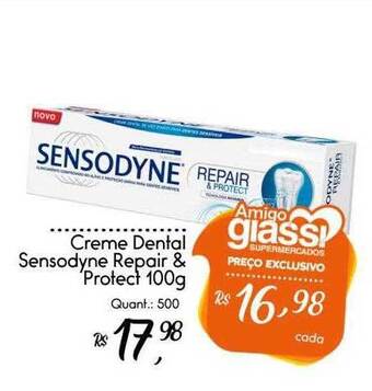 Giassi Supermercados Creme dental sensodyne repair & protect oferta