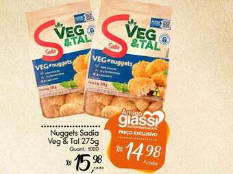 Giassi Supermercados Nuggets sadia veg & tal oferta
