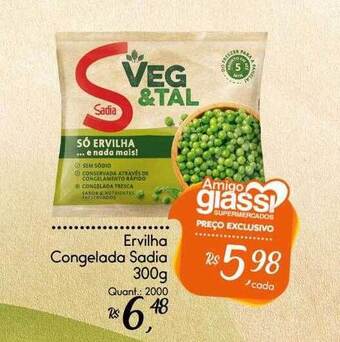Giassi Supermercados Ervilha congelada sadia oferta