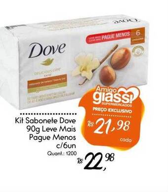 Giassi Supermercados Kit sabonete dove oferta