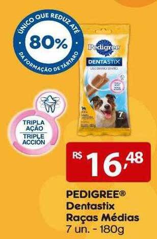 Giassi Supermercados Pedigree dentastix raças médias oferta