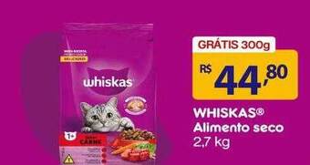 Giassi Supermercados Whiskas alimento seco oferta