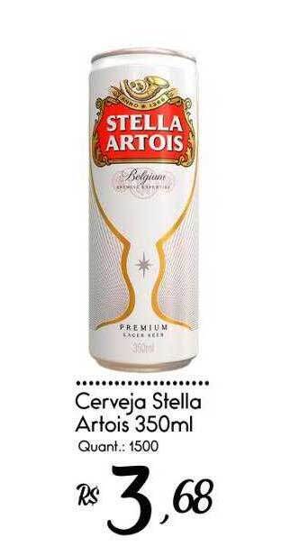 Giassi Supermercados Cerveja stella artois oferta